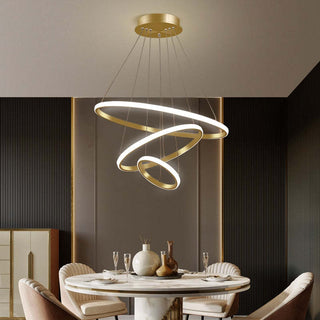 Arisha Design LED Lampada a Sospensione Anello Moderna