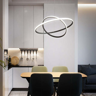 Arisha Design LED Lampada a Sospensione Anello Moderna