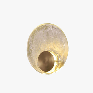 Kristy Design LED Bellissimo Applique Arte Deco Globo Cristale Metallo Camera da Letto Oro