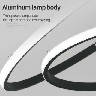 Arisha Design LED Lampada a Sospensione Anello Moderna